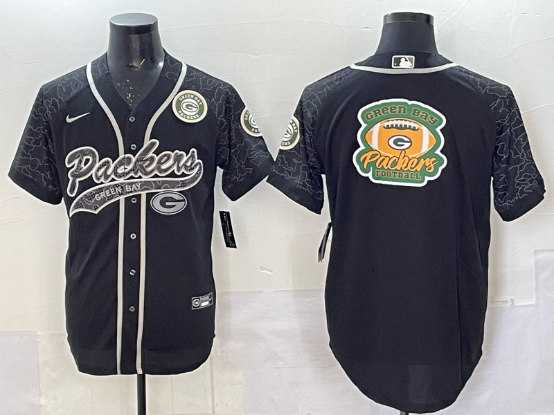 Men Green Bay Packers #1 Parsons blank black Nike NFL 2025 jersey 04->green bay packers->NFL Jersey